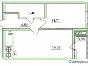 2-комнатная квартира, 44 м², 15/21 эт. Рязань