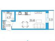 Студия, 28 м², 2/21 эт. Санкт-Петербург