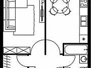 1-комнатная квартира, 39 м², 5/5 эт. Москва