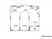 2-комнатная квартира, 67 м², 4/17 эт. Санкт-Петербург