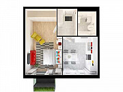 1-комнатная квартира, 40 м², 12/12 эт. Москва