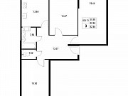 3-комнатная квартира, 82 м², 3/10 эт. Санкт-Петербург