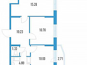 2-комнатная квартира, 52 м², 6/19 эт. Санкт-Петербург