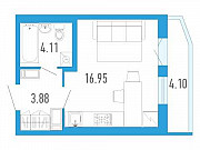 Студия, 26 м², 14/14 эт. Санкт-Петербург