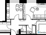 2-комнатная квартира, 64 м², 5/5 эт. Москва