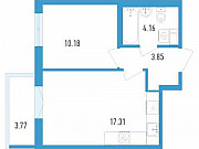 1-комнатная квартира, 36 м², 10/11 эт. Санкт-Петербург