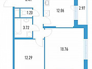 2-комнатная квартира, 57 м², 5/19 эт. Санкт-Петербург