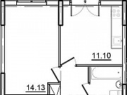 1-комнатная квартира, 36 м², 2/18 эт. Санкт-Петербург