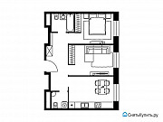 2-комнатная квартира, 59 м², 5/5 эт. Москва