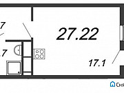 Студия, 27 м², 2/16 эт. Санкт-Петербург