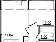 1-комнатная квартира, 40 м², 2/18 эт. Санкт-Петербург