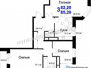 3-комнатная квартира, 85 м², 17/17 эт. Звенигород