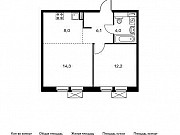 2-комнатная квартира, 44 м², 7/15 эт. Москва