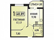 1-комнатная квартира, 41 м², 13/18 эт. Краснодар
