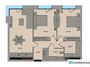 2-комнатная квартира, 56 м², 7/17 эт. Москва