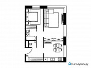 2-комнатная квартира, 61 м², 3/5 эт. Москва