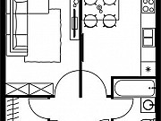 1-комнатная квартира, 39 м², 2/5 эт. Москва