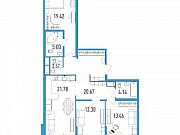 3-комнатная квартира, 100 м², 12/18 эт. Санкт-Петербург