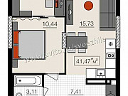 2-комнатная квартира, 41 м², 3/18 эт. Барнаул