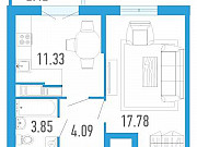 1-комнатная квартира, 37 м², 14/14 эт. Санкт-Петербург