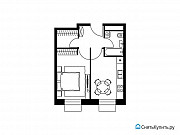 1-комнатная квартира, 39 м², 4/5 эт. Москва