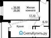 1-комнатная квартира, 37 м², 5/10 эт. Белгород