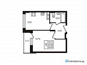 1-комнатная квартира, 33 м², 5/8 эт. Санкт-Петербург