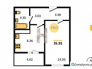 1-комнатная квартира, 35 м², 14/16 эт. Самара