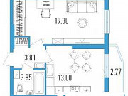 1-комнатная квартира, 41 м², 19/19 эт. Санкт-Петербург