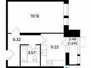 1-комнатная квартира, 39 м², 22/22 эт. Москва