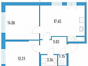 2-комнатная квартира, 54 м², 4/19 эт. Санкт-Петербург