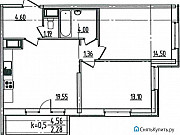 2-комнатная квартира, 62 м², 4/18 эт. Санкт-Петербург