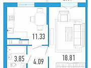 1-комнатная квартира, 38 м², 4/14 эт. Санкт-Петербург