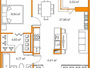 1-комнатная квартира, 54 м², 4/23 эт. Санкт-Петербург