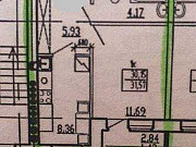 1-комнатная квартира, 32 м², 3/3 эт. Ростов-на-Дону