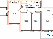 4-комнатная квартира, 97 м², 4/6 эт. Санкт-Петербург