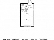 1-комнатная квартира, 20 м², 9/9 эт. Москва