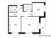 2-комнатная квартира, 58 м², 8/23 эт. Москва