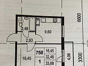 1-комнатная квартира, 34 м², 5/8 эт. Санкт-Петербург