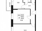 2-комнатная квартира, 52 м², 6/10 эт. Санкт-Петербург