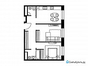 2-комнатная квартира, 62 м², 5/5 эт. Москва