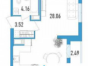 Студия, 36 м², 17/19 эт. Санкт-Петербург