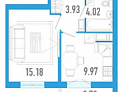 1-комнатная квартира, 34 м², 6/14 эт. Санкт-Петербург