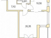 1-комнатная квартира, 48 м², 3/4 эт. Санкт-Петербург