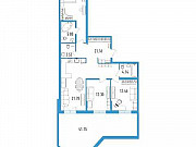 3-комнатная квартира, 113 м², 3/18 эт. Санкт-Петербург