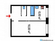 1-комнатная квартира, 30 м², 1/9 эт. Санкт-Петербург