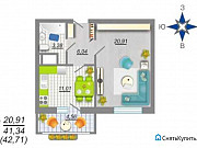 1-комнатная квартира, 42 м², 17/17 эт. Воронеж