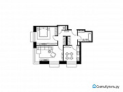 2-комнатная квартира, 70 м², 2/5 эт. Москва