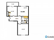 2-комнатная квартира, 56 м², 8/14 эт. Ростов-на-Дону