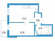 1-комнатная квартира, 39 м², 11/11 эт. Санкт-Петербург